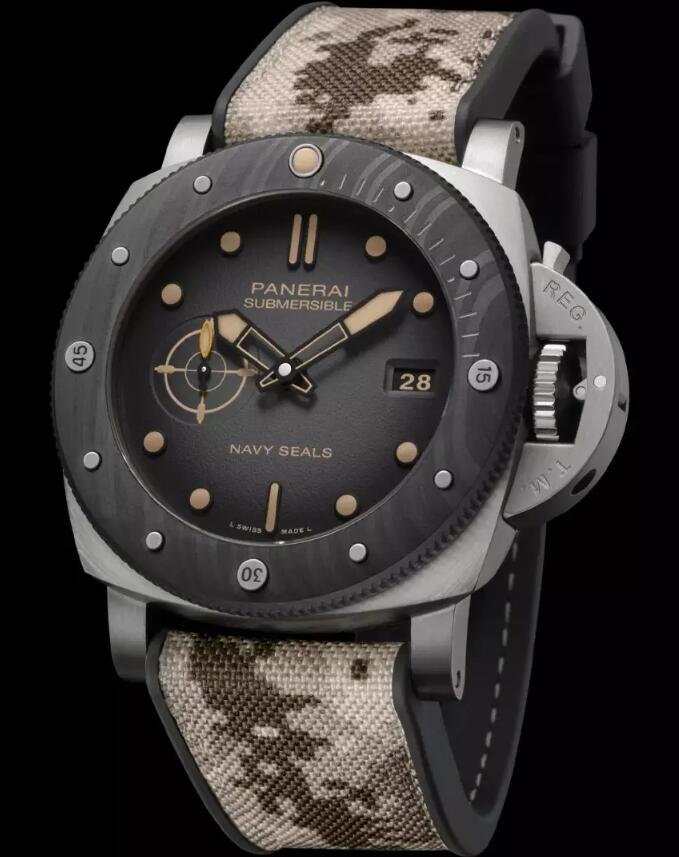 UK Cheap 2024 Fake Panerai Submersible Navy SEALs Titanio Watches